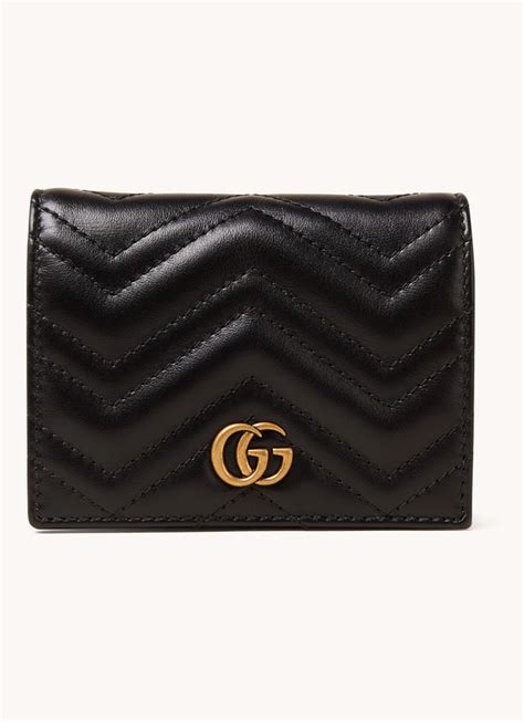 Gucci Marmont portemonnee van leer • Zwart • de 